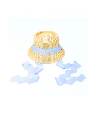 Bits Bows Girls Harbor Hat - Bluenatural 50$