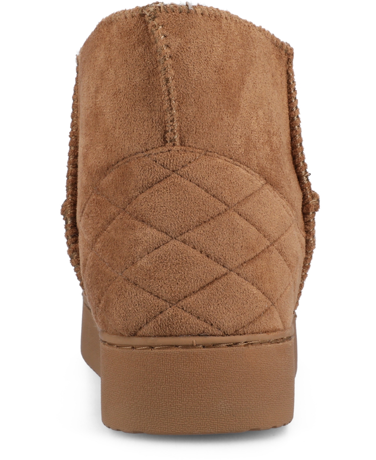 Shop Journee Collection Women's Noa Round Toe Bootie Slippers In Tan