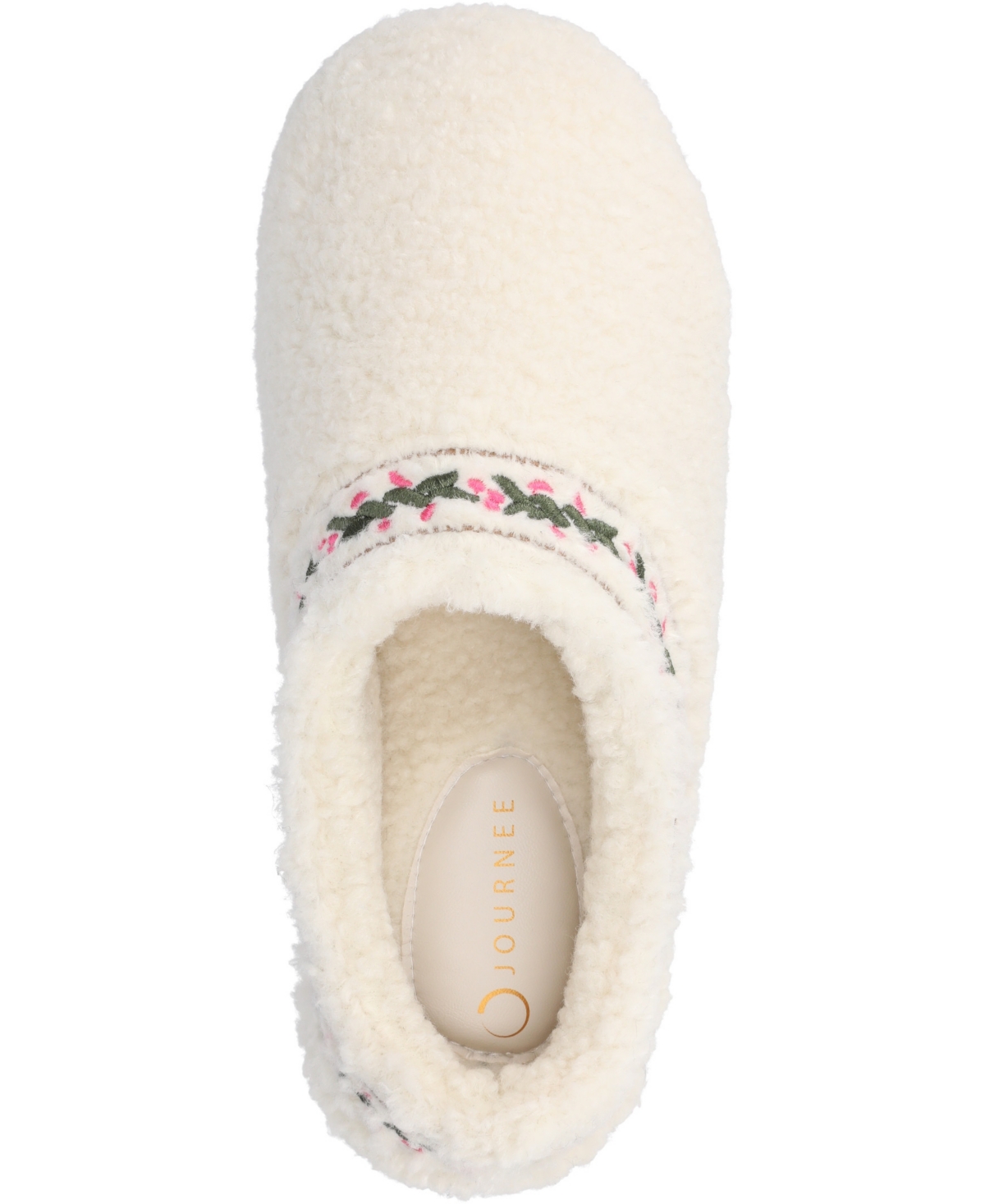 Journee Collection Women's Pallmer Round Toe Sippers In Cream