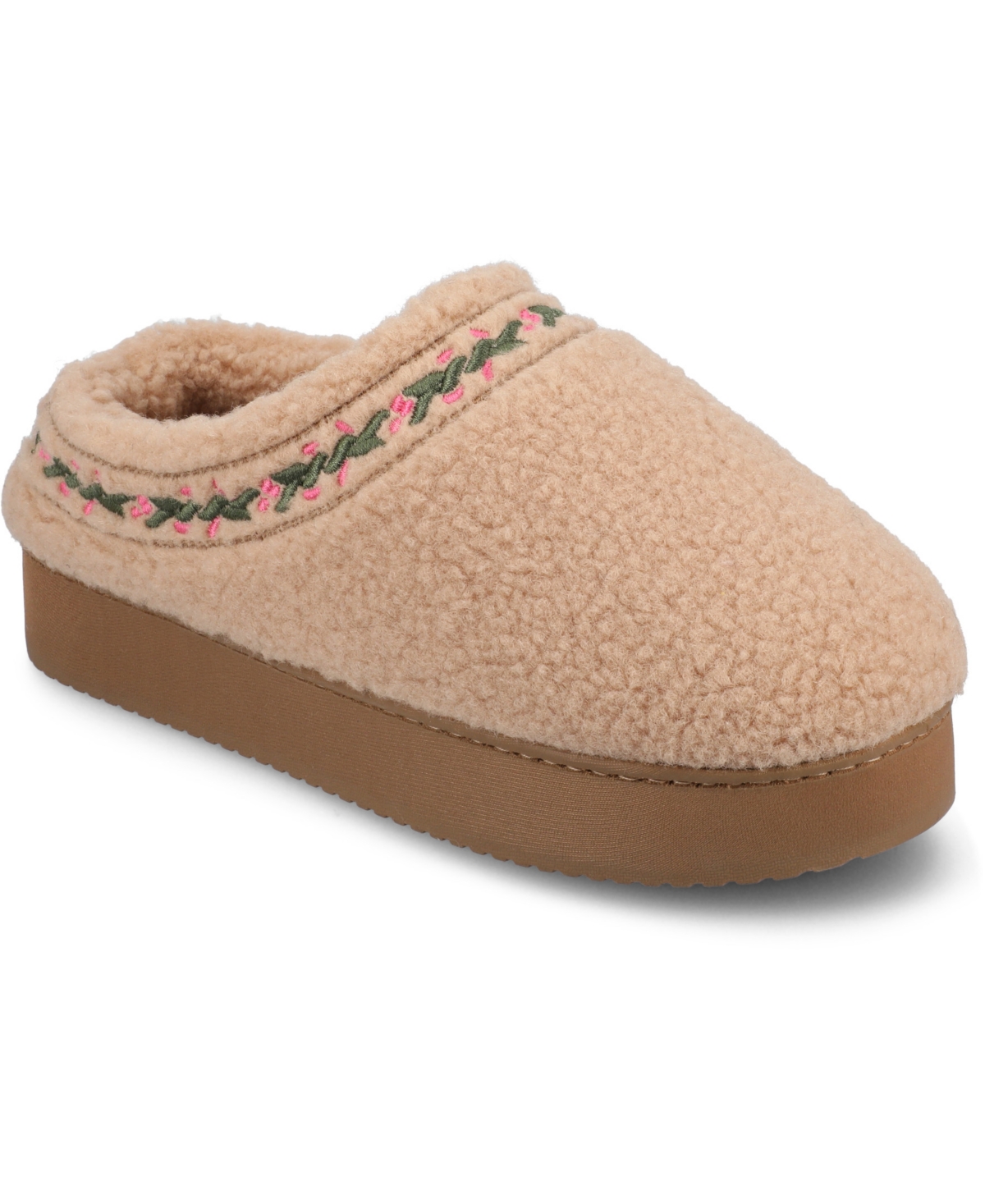 Journee Collection Women's Pallmer Round Toe Sippers In Tan
