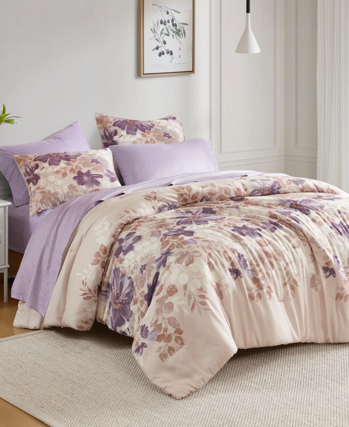 Madison Park Essentials Luna Floral 7-Pc. Comforter
