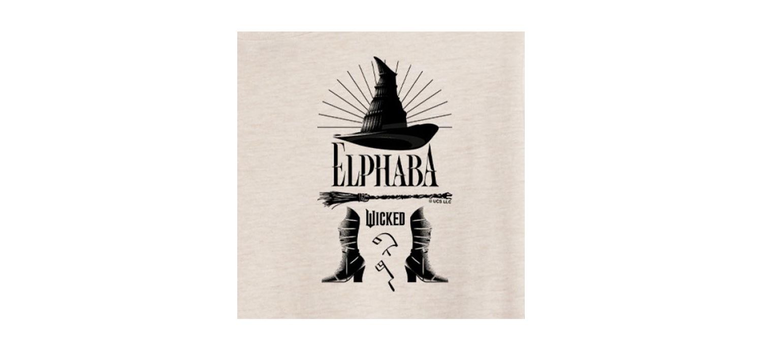 Juniors Trendy Wicked Elphaba Graphic Oversized T-Shirt