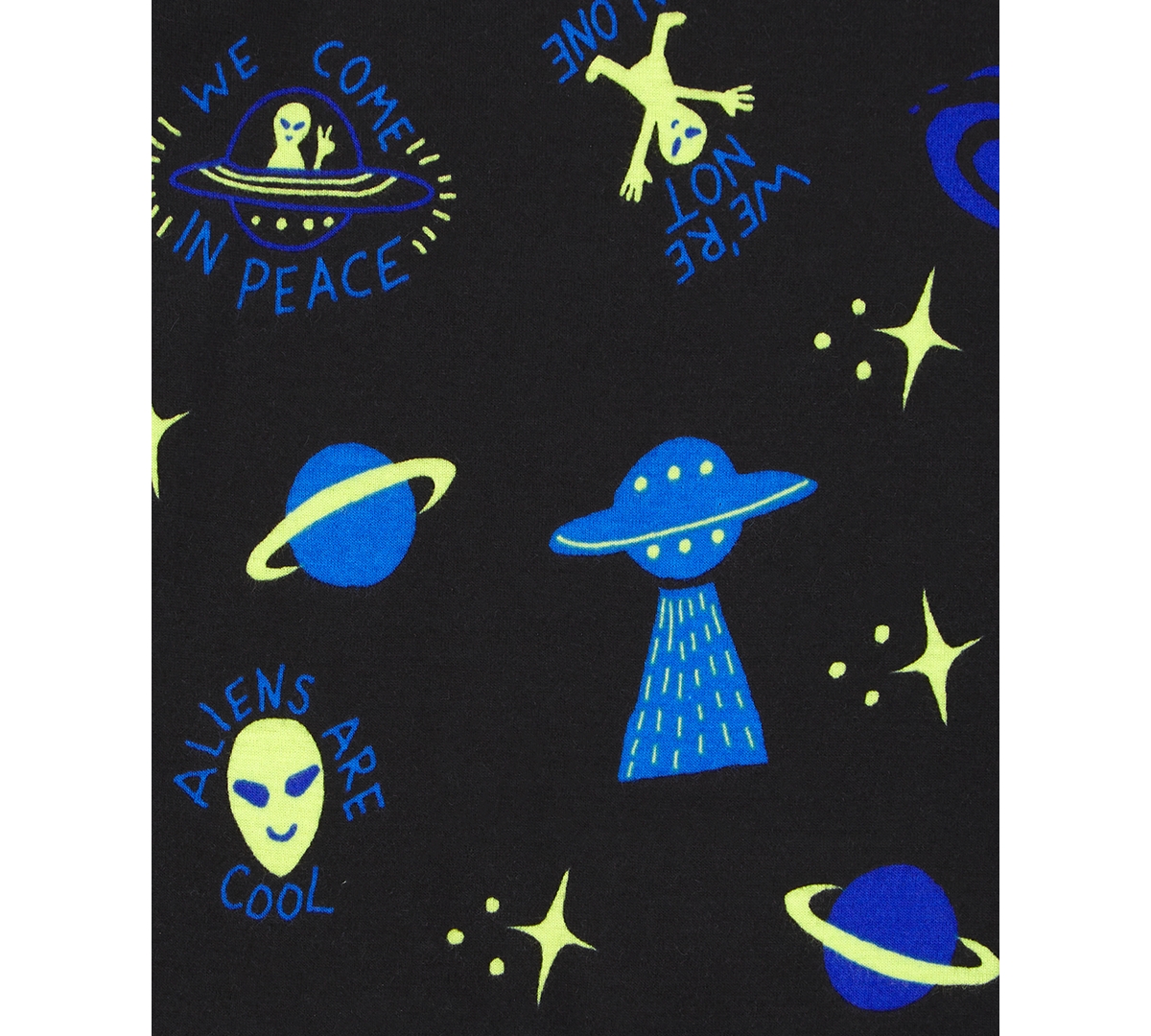 Carter's Little & Big Boys Space Alien 100% Snug-Fit Cotton Pajamas, 4 Piece Set