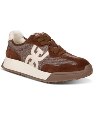 Sam Edelman - Women's Langley Emblem Lace-Up Trainer Sneakers