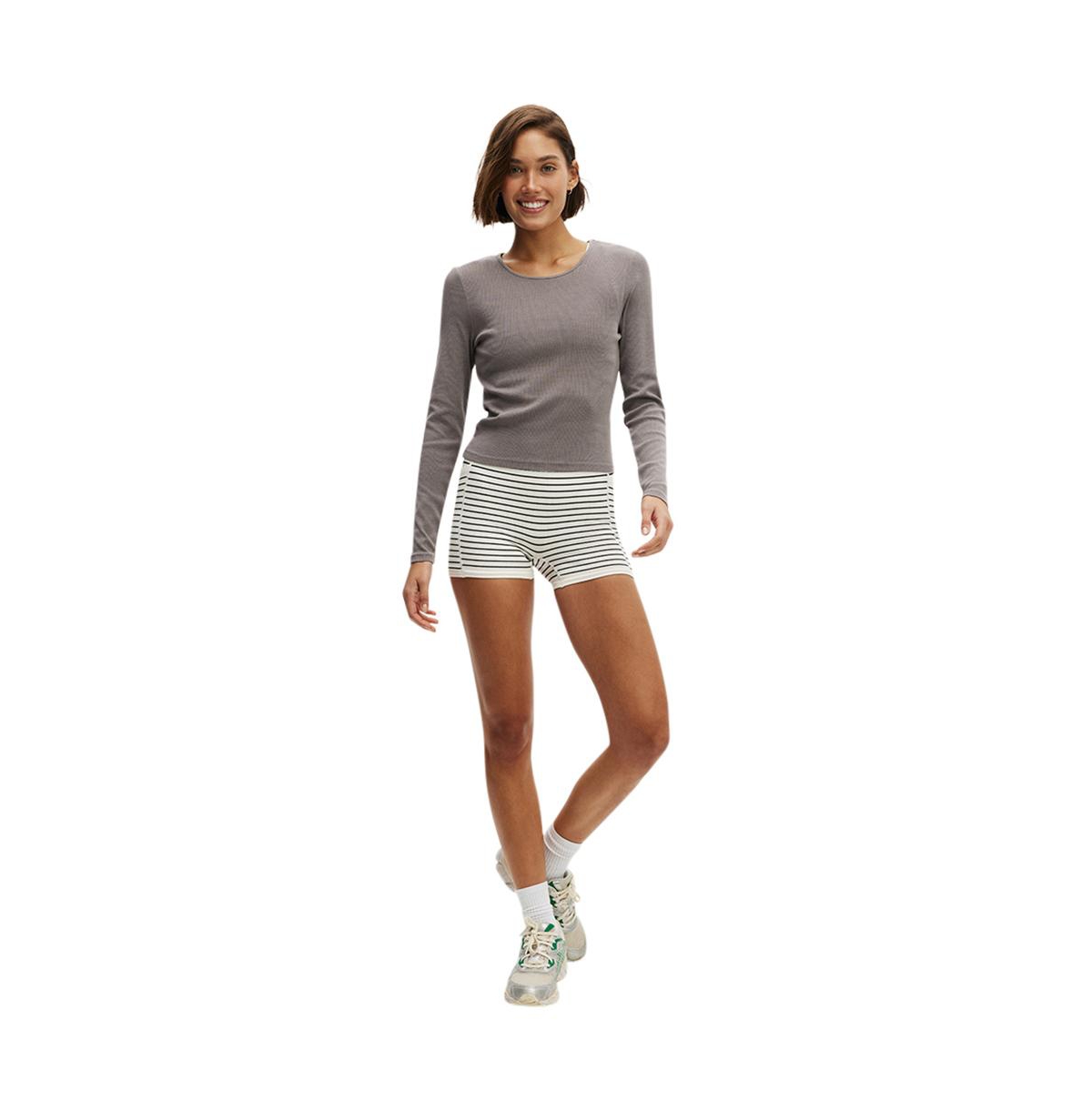 Cotton On Women's Active Core Rib Longsleeve
