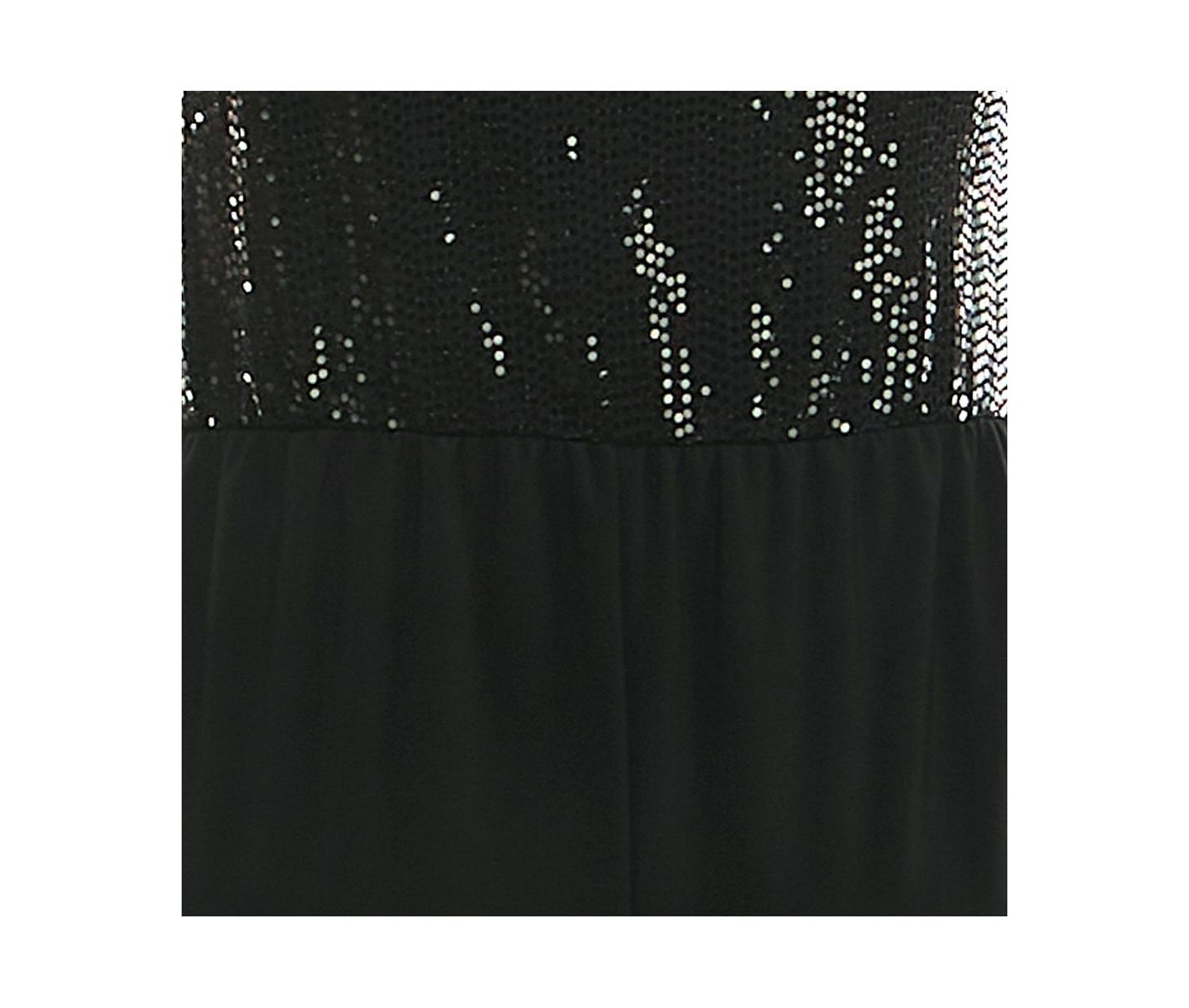 Женский комбинезон Bebe Scoop Neck Disco Dot Jumpsuit, цвет: Чёрный — фото 2