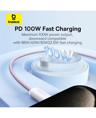 USB-C to USB-C Cable 100W USB Charging Cable 3ft, Pink