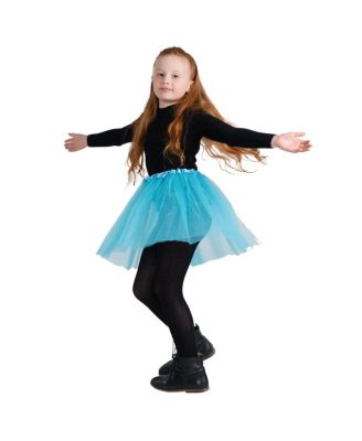 Dress Up America Kids 4 Layered Tutu Skirt Costume - Light Blue