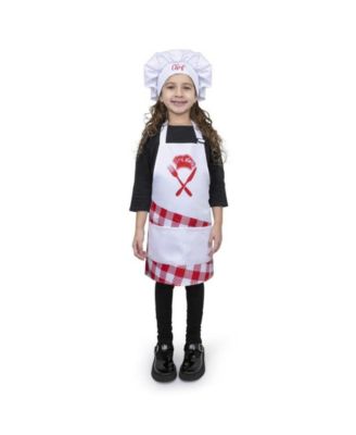 Chef Apron & Hat Costume Set - Kids Boys & Girls
