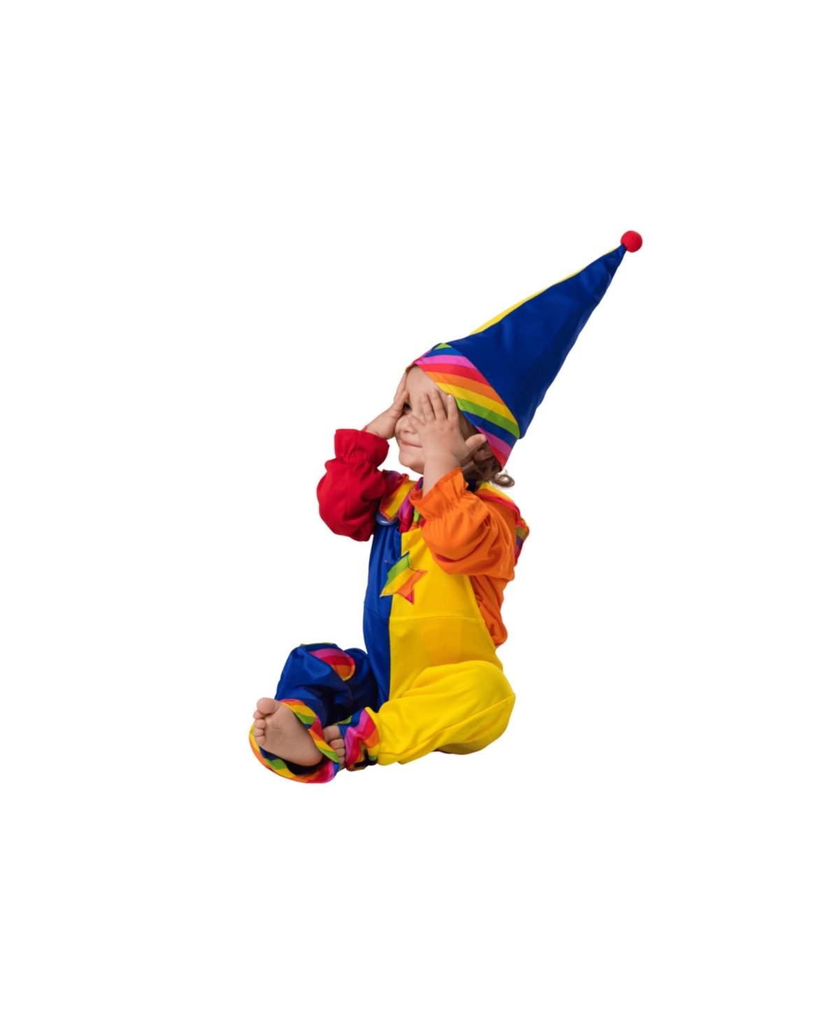 Dress Up AmericaColor Clown Costume Set - Toddlers Gilrs & Boys - Multi