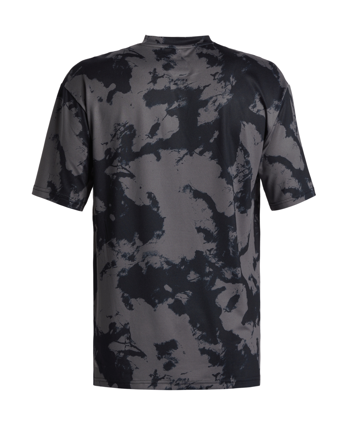 Quiksilver Hi Royalty Surf Short Sleeve Rashguard In Mercury Sherpa Black