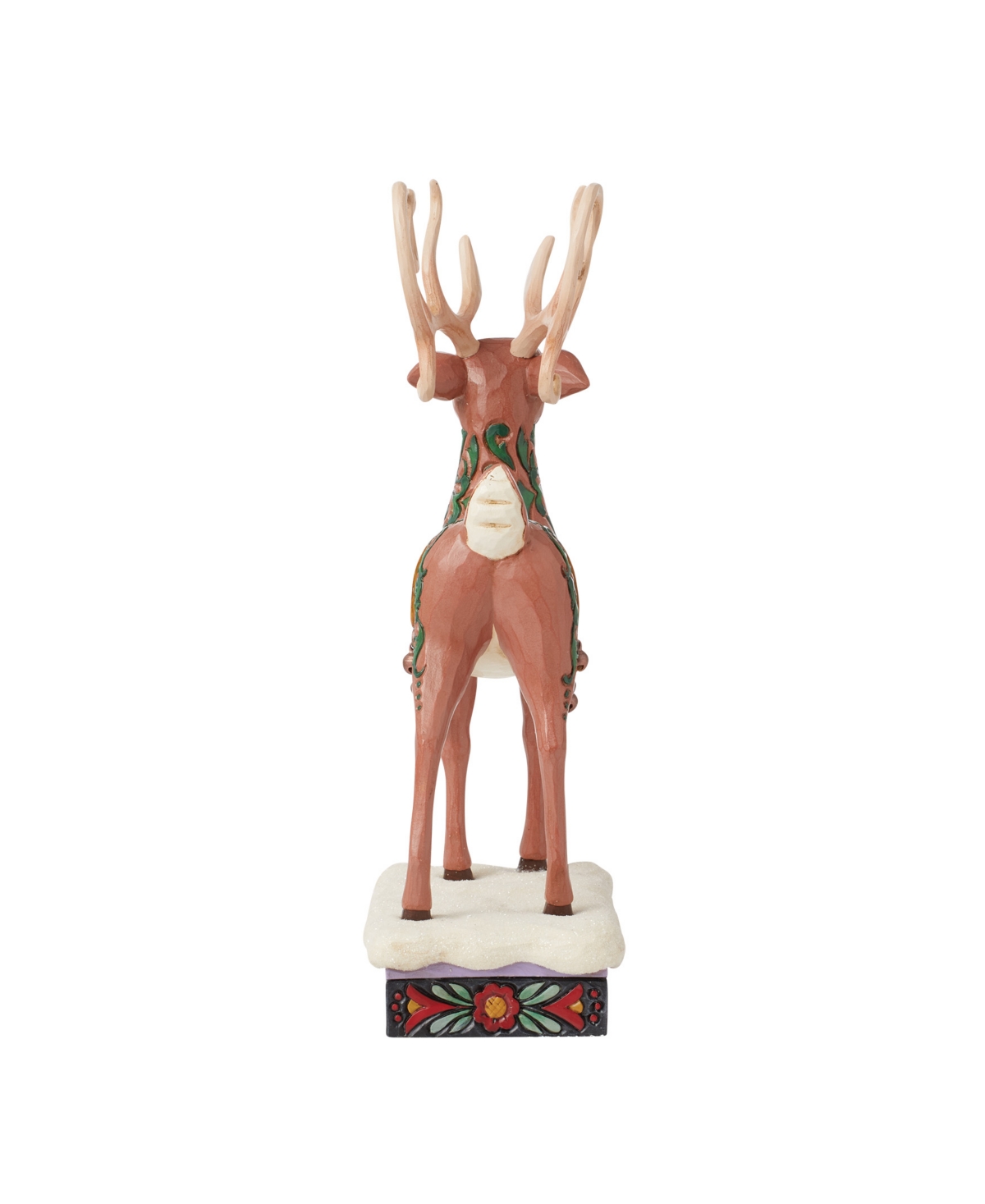 Jim Shore Holiday Manor Reindeer Figurine In Multi
