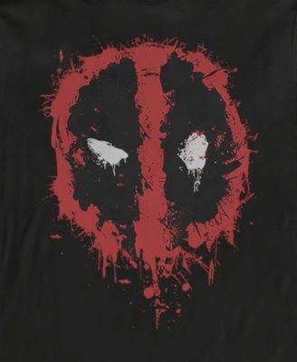 Men's Deadpool Splatter Icon Long Sleeve T-Shirt