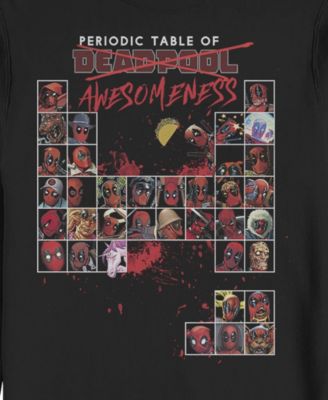 Men's Deadpool Periodic Crew Fleece Pullover