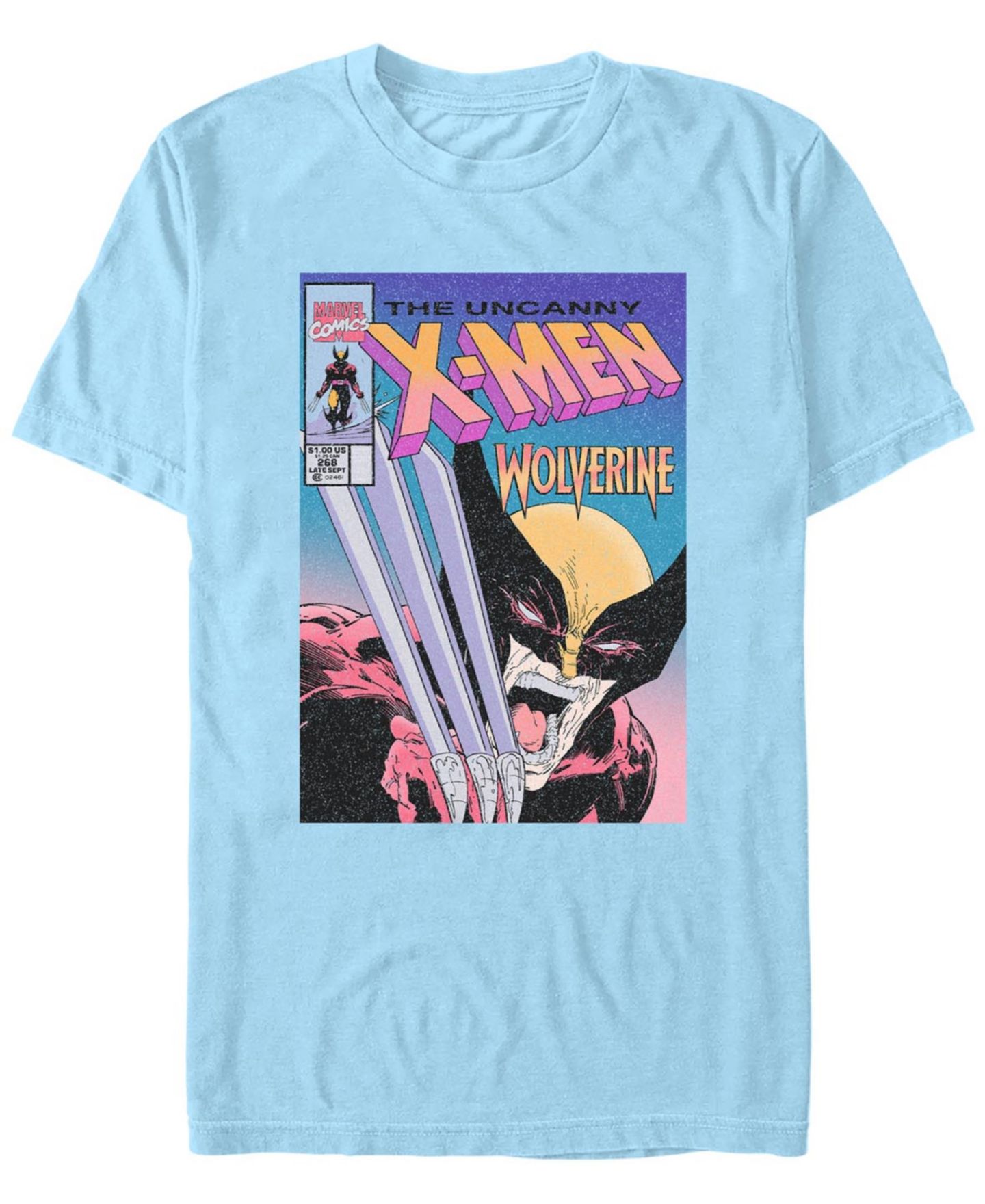 Мужская футболка Fifth Sun MVL XM Wolverine Kebab Short Sleeve, цвет: Светлый синий — фото 1