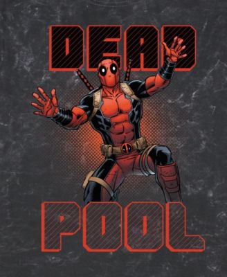 Men's Deadpool Short Sleeve Mineral Wash Tee