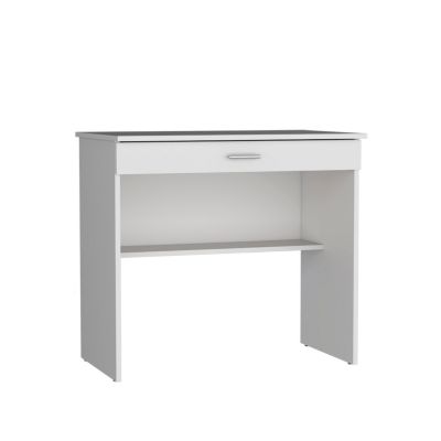 Storage Storage Desk, Spacious Stylish with Drawer and Shelf