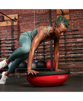 BT Pro Balance Fitness Core Training Workout Exercise Ball, Grey Black