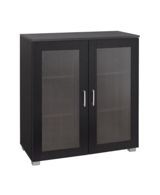 2-Door Accent Storage Cabinet, Sideboard Buffet Floor Storage Cupboard for Kitchen, Dining Room, Living Room, Entryway