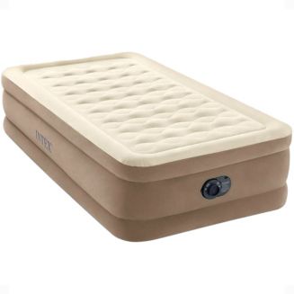 Intex 64427ED Dura-Beam Deluxe Ultra Plush Air Mattress with Built-in Pump, Twin - Macy's