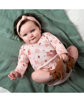 Baby Girls Long Sleeve Onesies Bodysuits, 6-Pack