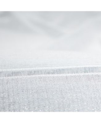 Premium 2-Panel Faux Linen Shimmer Textured Sheer Curtain Panels - for Windows Living Room Bedroom Office - Translucent Window Drapes for Home- 52 x 63 Inches Long - Taupe