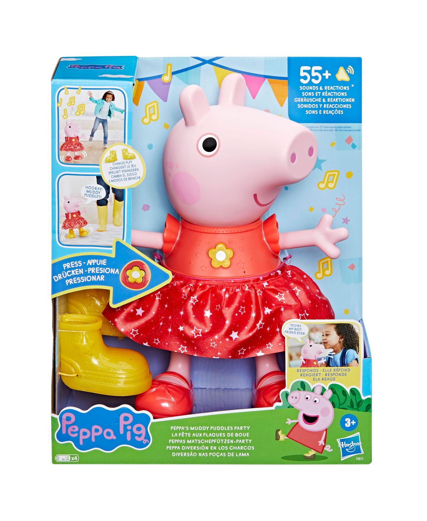 Детские куклы Peppa Pig Peppa's Muddy Puddles Party — фото 4