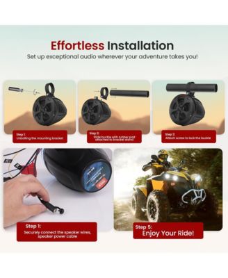 4   Off-Road PowerSport Marine Speakers