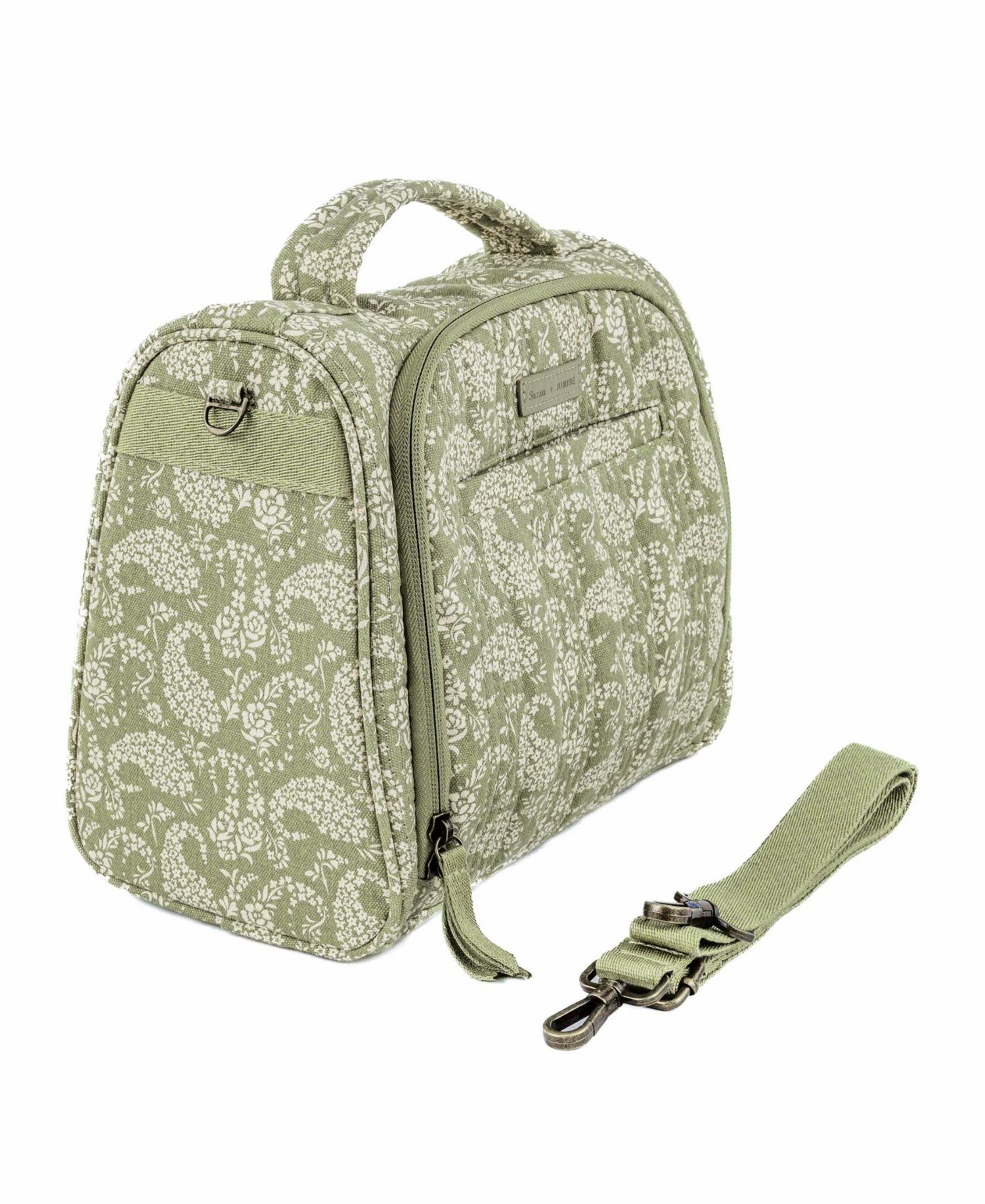 Insulated Bottle Bag Paisley Floral