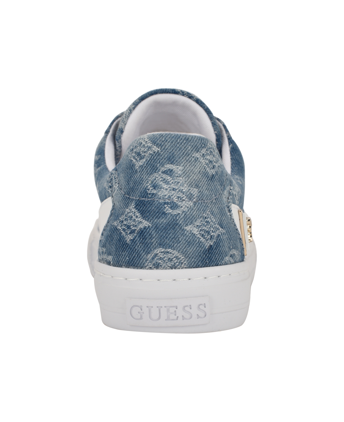 Guess Women's Liteit Lace Up Sneakers -white Logo