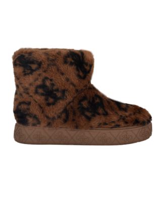 Women's United Faux Fur Slip-On Short Booties
