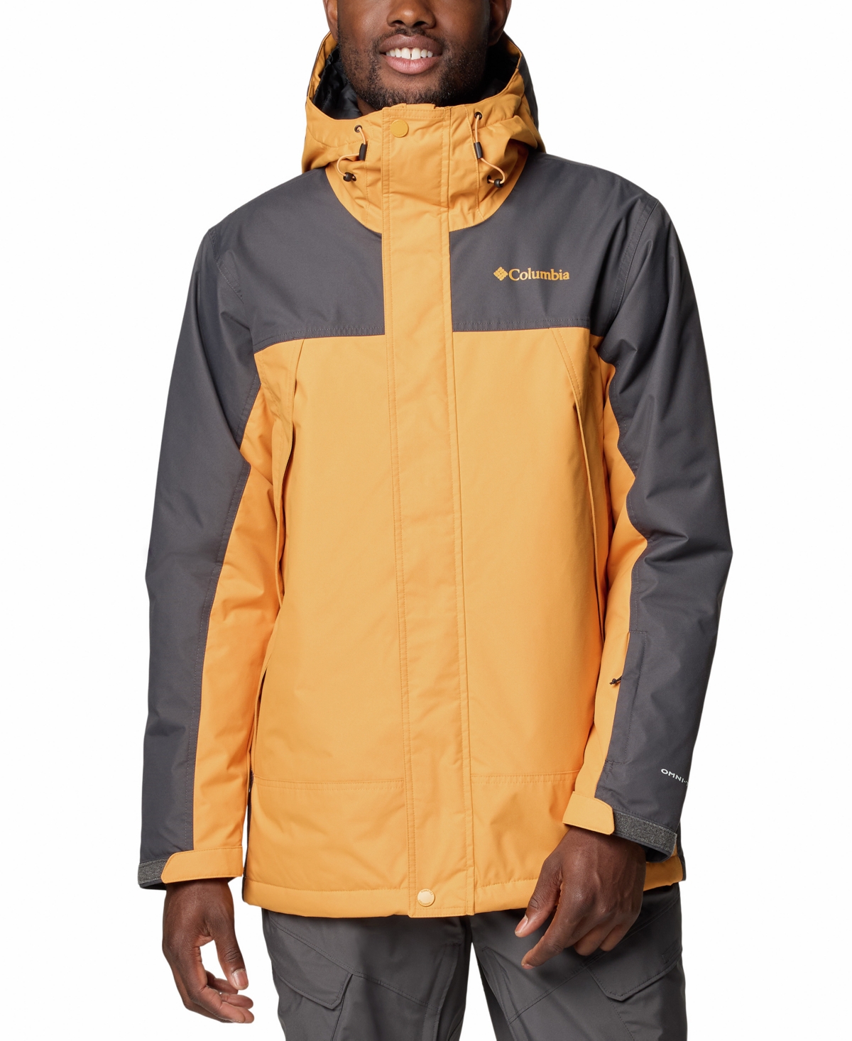 Shop Columbia Men's Shotski Tech Ski Jacket In Sunstone,shark