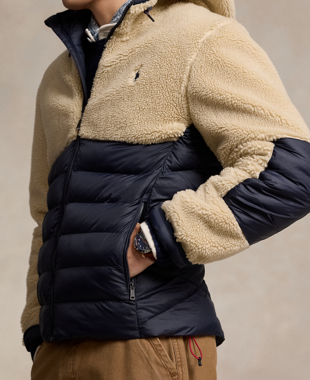Polo Ralph Lauren Men's The Colden Hybrid Jacket -beige
