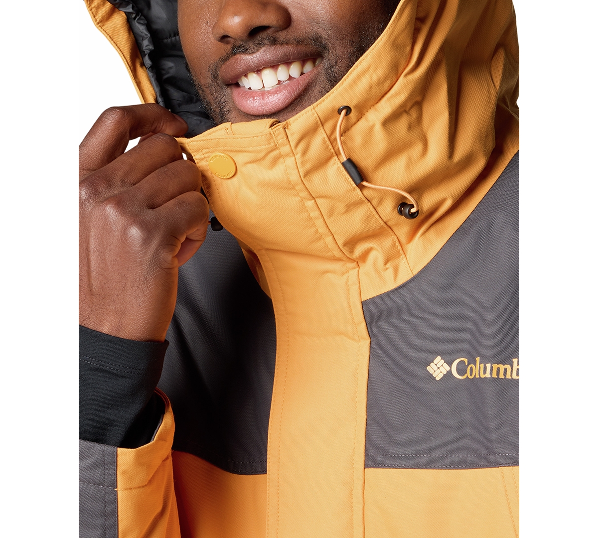 Shop Columbia Men's Shotski Tech Ski Jacket In Sunstone,shark