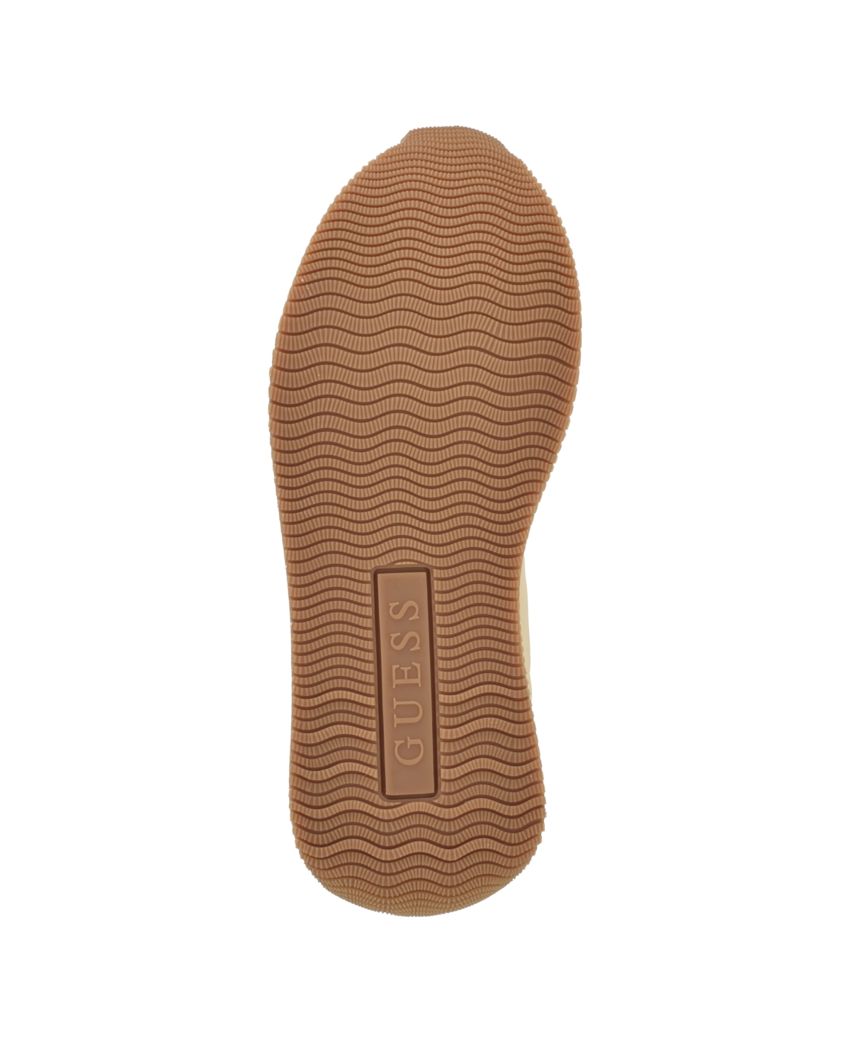 Guess Women's Skroll Logo-appliqued Low Profile Jogger Sneakers In Cognac,black