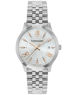 Ferragamo - Women's Swiss Duo Stainless Steel Bracelet Watch 40mm