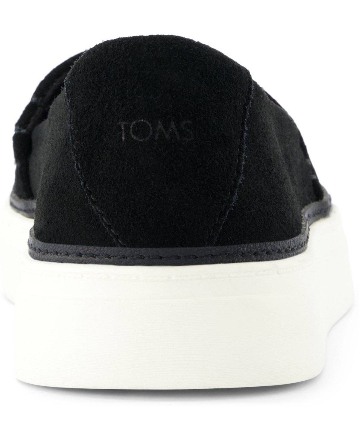 Shop Toms Women's Kameron Casual Slip On Platform Sneakers In Black Suede