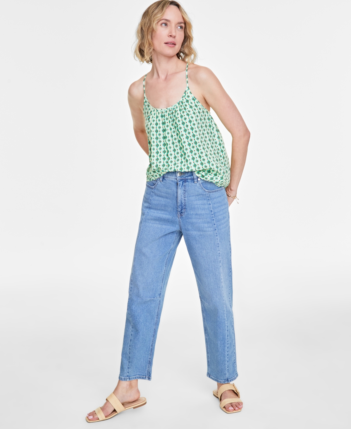 On 34th Women's Printed Swingy Tank, Created for Macy's