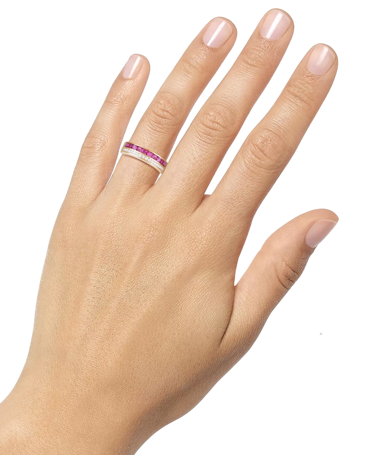 Macy's Ruby (1-1/5 Ct. T.w.) & Diamond (1/5 Ct. T.w.) Ring In 14k Yellow Gold In Ruby