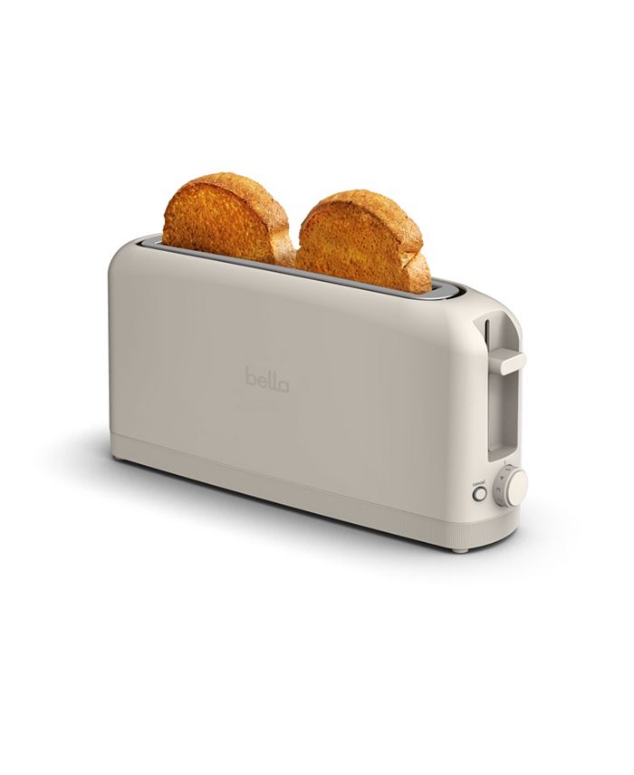 bella 2 Slice Slim Toaster - Tan/Beige