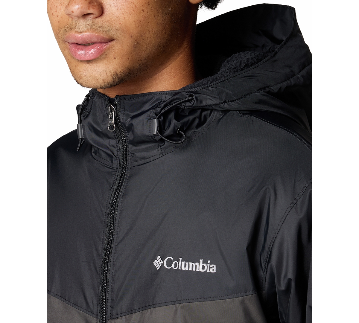 Columbia Men's Glennaker Ii Fleece Lined Rain Jacket - Shark