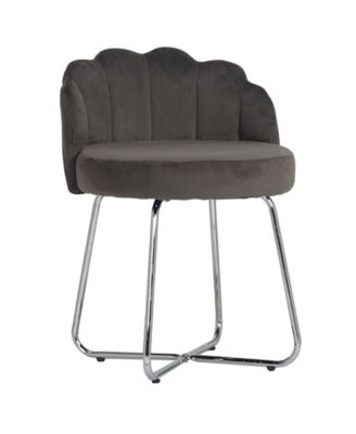 25.25" Metal Catalina Vanity Stool