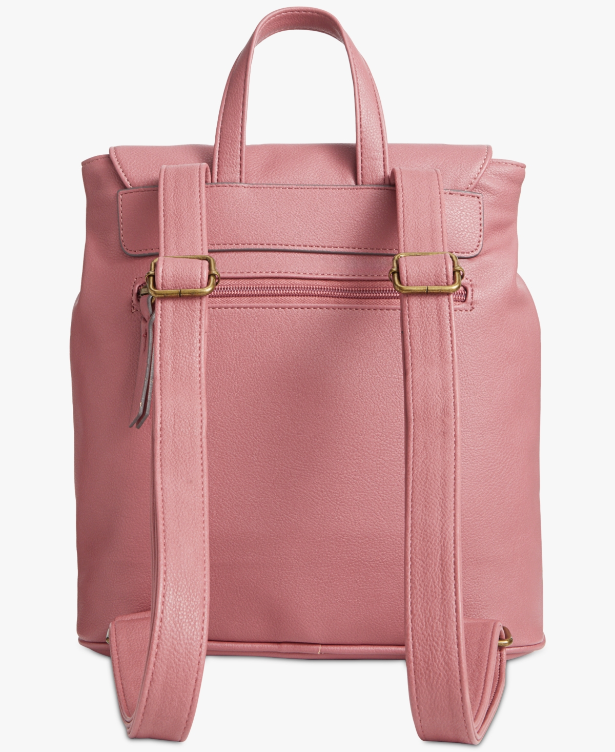 Style & Co Hudsonn Flap Backpack, Created For Macy's In Deco Rose