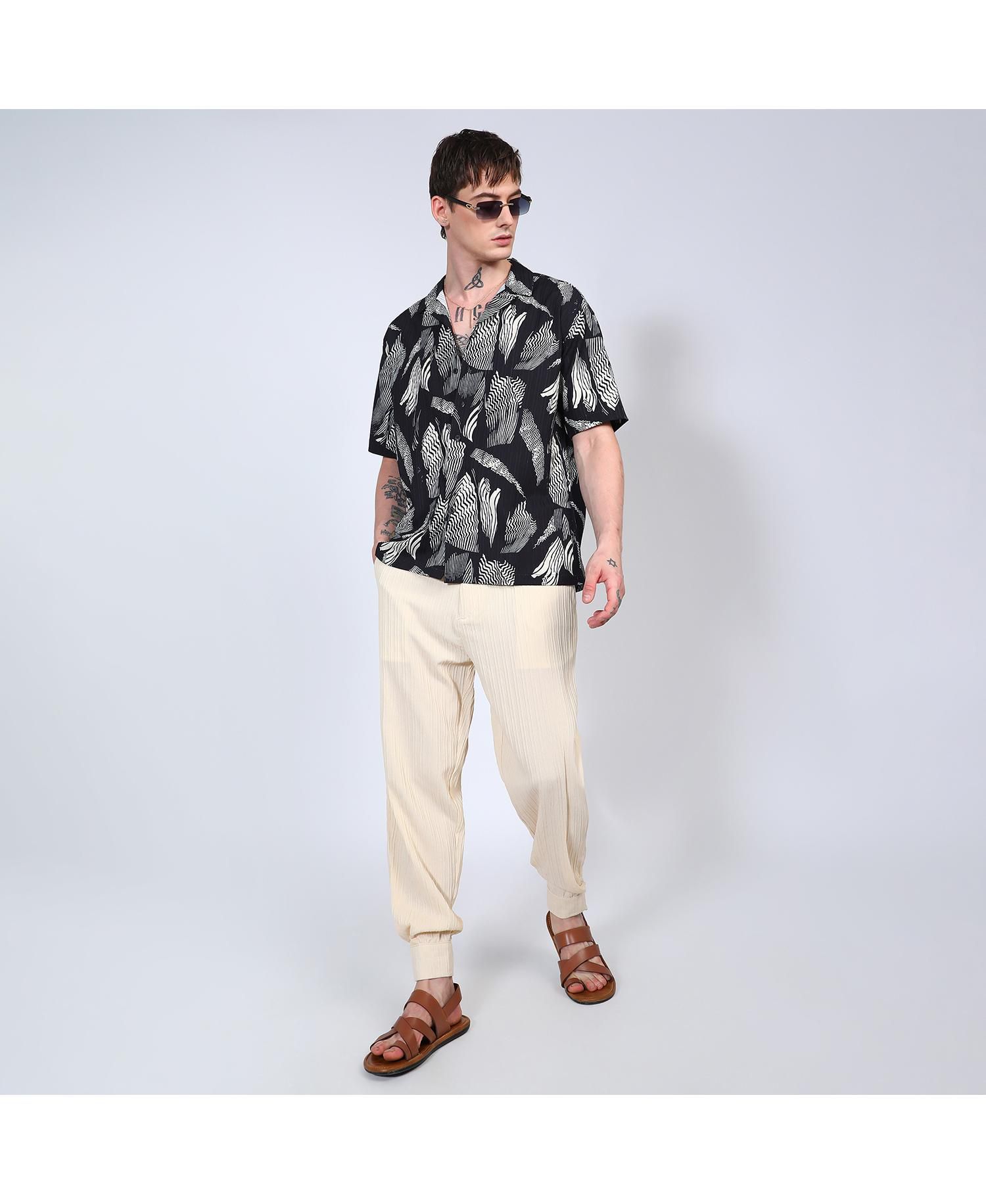 Men's Tie-Dye Honeycomb Shirt