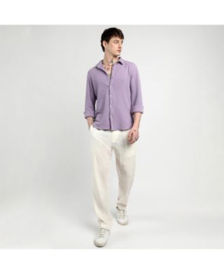 Men's Lilac Ripple Box Shirt