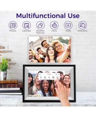 10.1" WiFi Frameo Digital Picture Frame - 32GB Built in Storage