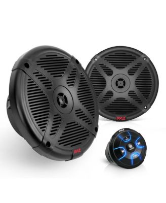 Pyle Waterproof-Rated Marine Speaker Kit, 6.5" Speakers, 600 Watt with Bluetooth