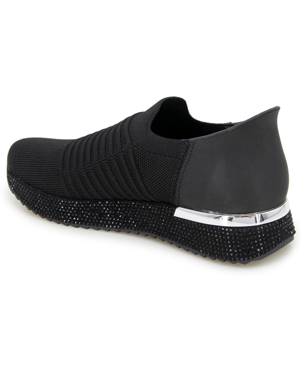 Kenneth Cole Reaction Women's Cameron Ez On Knit Almond Toe Sneakers