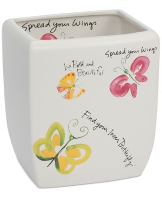 Creative Bath - Flutterby Wastebasket