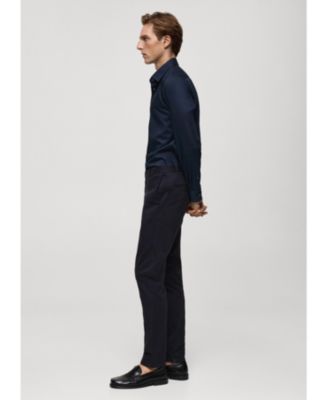 Men's Slim-Fit Serge Chino Trousers